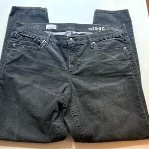 GAP Women's Charcoal Skinny Pants Size 33/29  Gap 1969